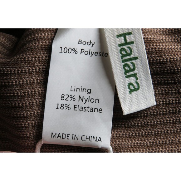 Halara Light Brown Corduroy Front Slit Mini Skort Size Large - Picture 13 of 13